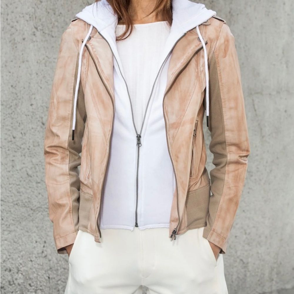 Free people Jkt NY leather jacket
